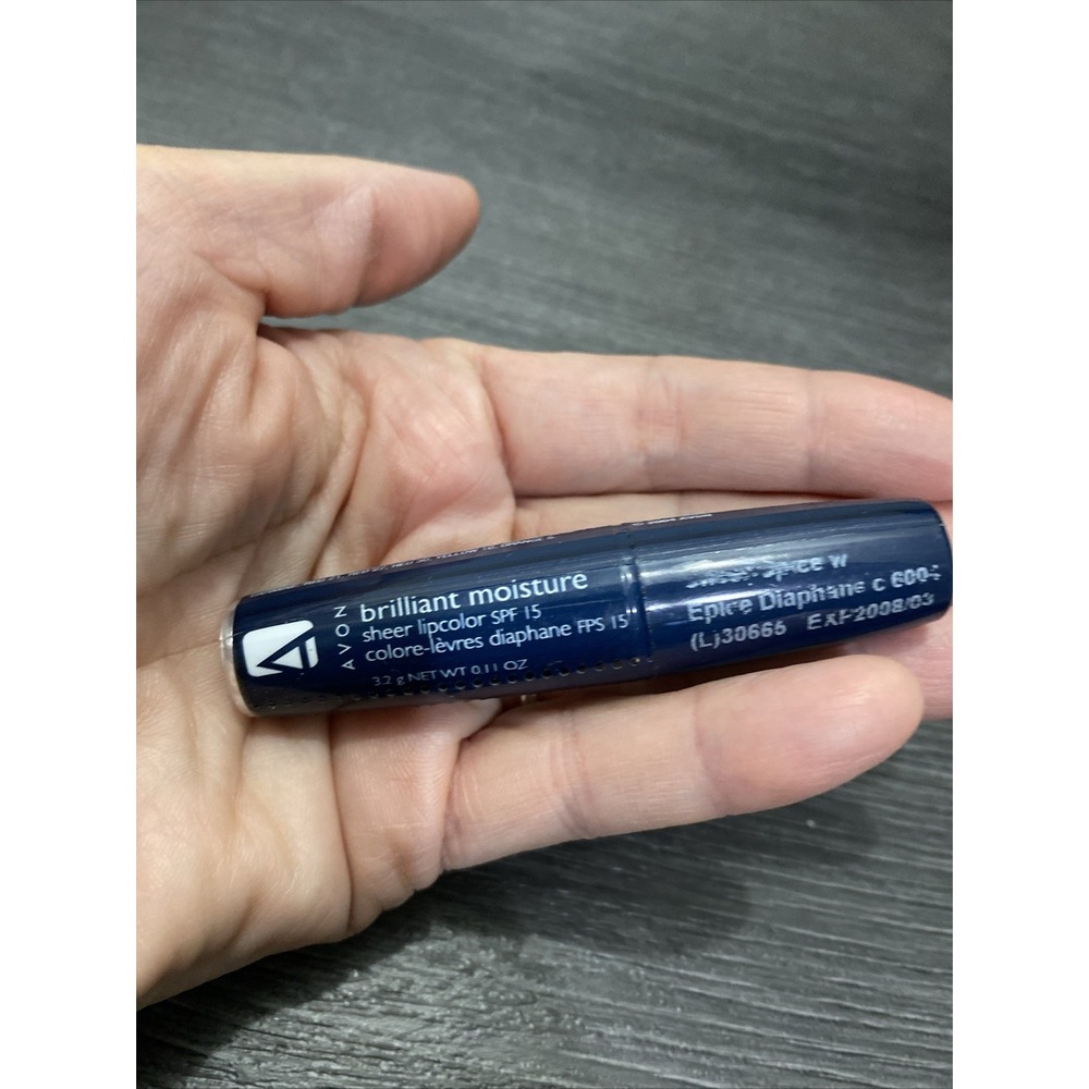 Avon brilliant moisture sheer lip color SPF15  Sheer Spice Lipstick